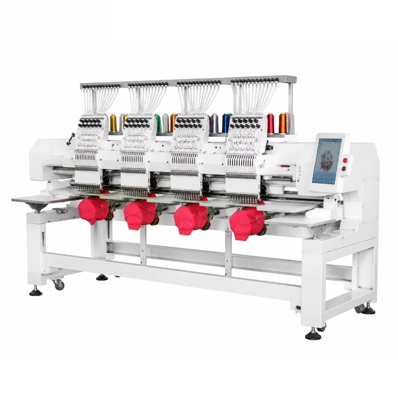 Embroidery Machine Computerized - High Efficiency Computerized Four Head Embroidery