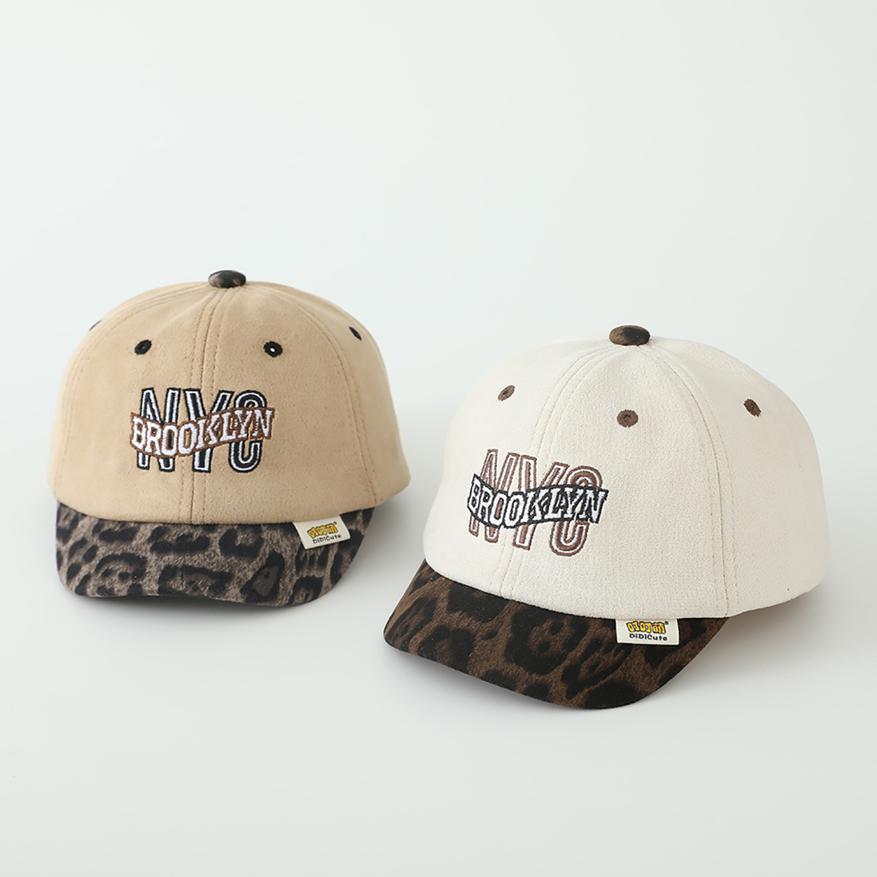 Embroidery Letter - Boy Girl Short Brim Baseball Cap