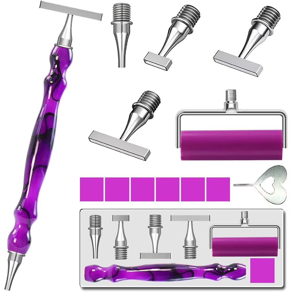 Embroidery Kit Starter - Ergonomic Diamond Painting Art Bead Dotting
