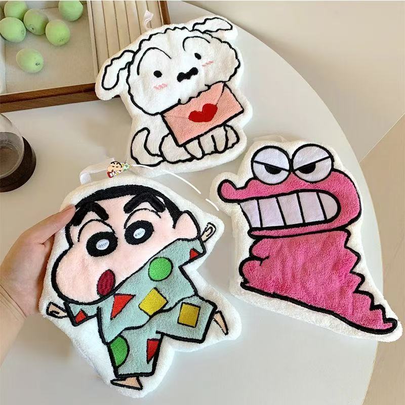 Embroidery Fonts - Cartoon Anime Crayon Shin Chan Towel