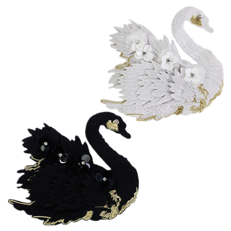 Embroidery On Black Shirt - 10pcs/Lot Sew-on Large Sequin Embroidery Patch