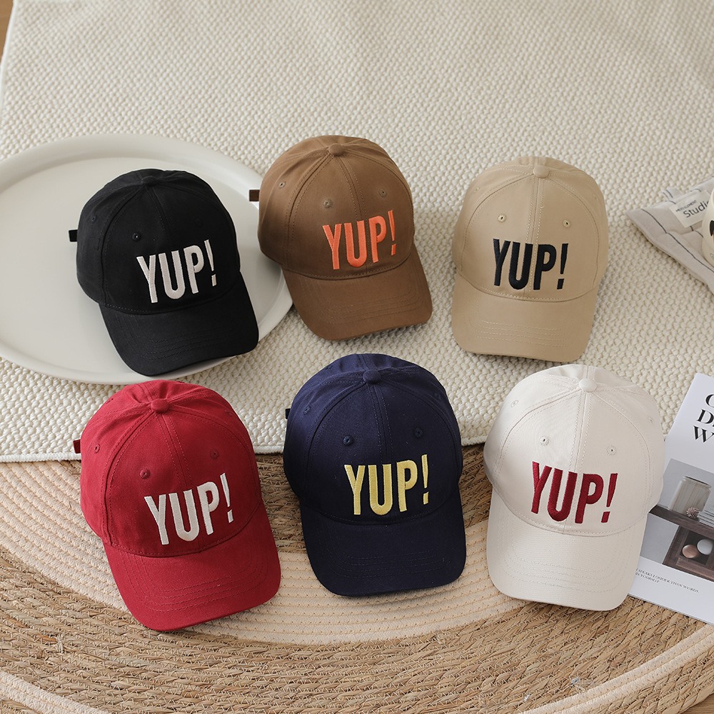 Embroidery Letter - Kids Baseball Cap Boys Girls Fashion