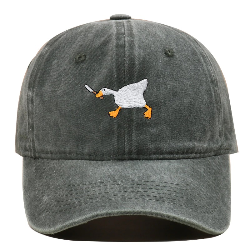 Embroidery Hat Machine - Cartoon Embroidered Funny Dark Humor Cotton