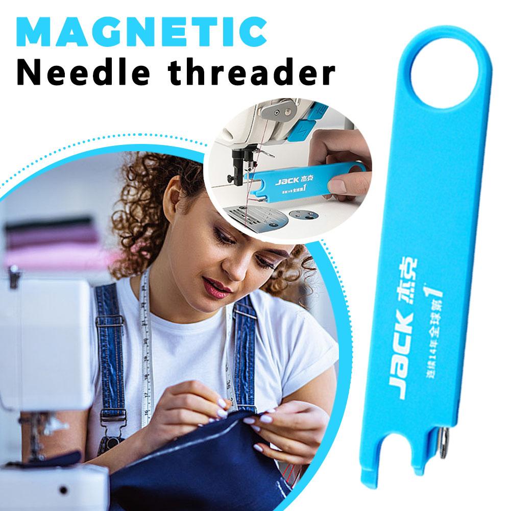 Needle Minder Magnet - Jack Magnetic Needle Threader with Magnifier