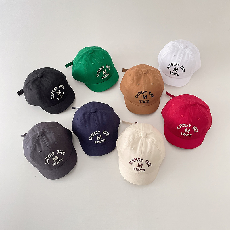 Embroidery Letter - RAISE Casual Letter Cap Baby Simple