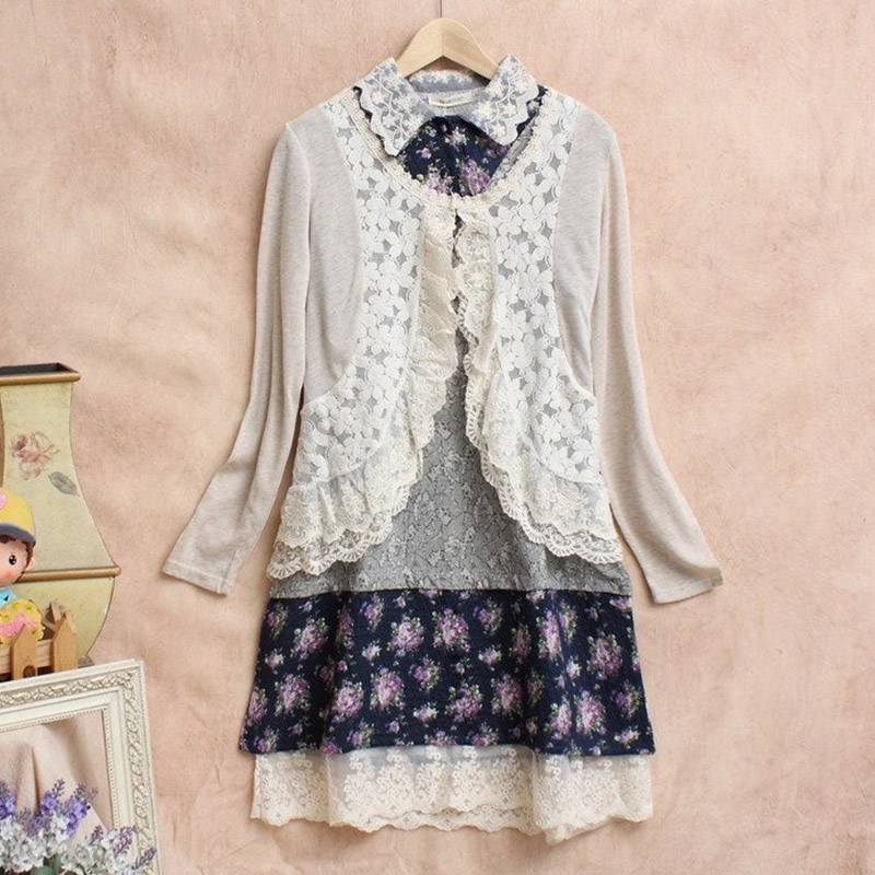 Spring Mori Girl Sweet Shirt W - огляд і ціна Embroidery Cardigan