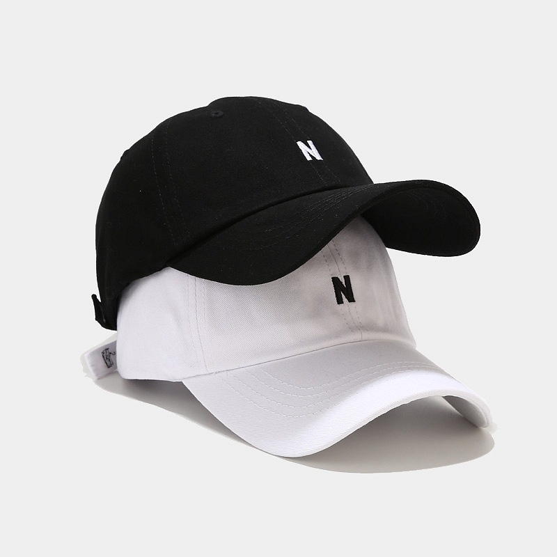 Cotton Baseball Cap Unisex Let - огляд і ціна Embroidery Letter N