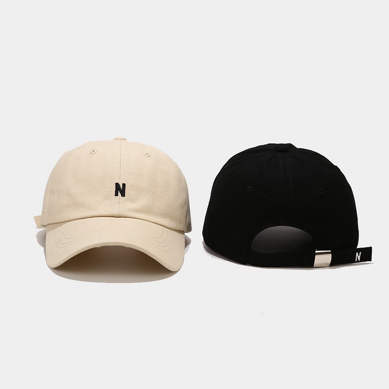 Cotton Baseball Cap Unisex Let - огляд і ціна Embroidery Letter N