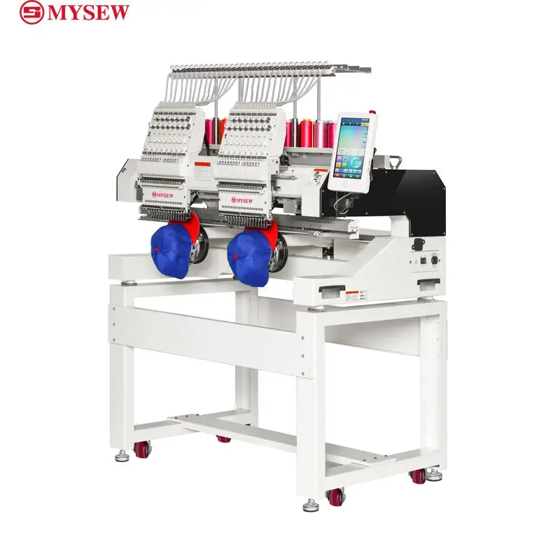 MYSEW MBC-1202/1502 2 Heads 12 - огляд і ціна Embroidery Machine Computerized