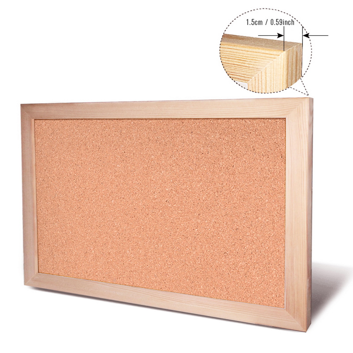 Vintage Pine Wood Frame Cork B - огляд і ціна Frame Display Wood