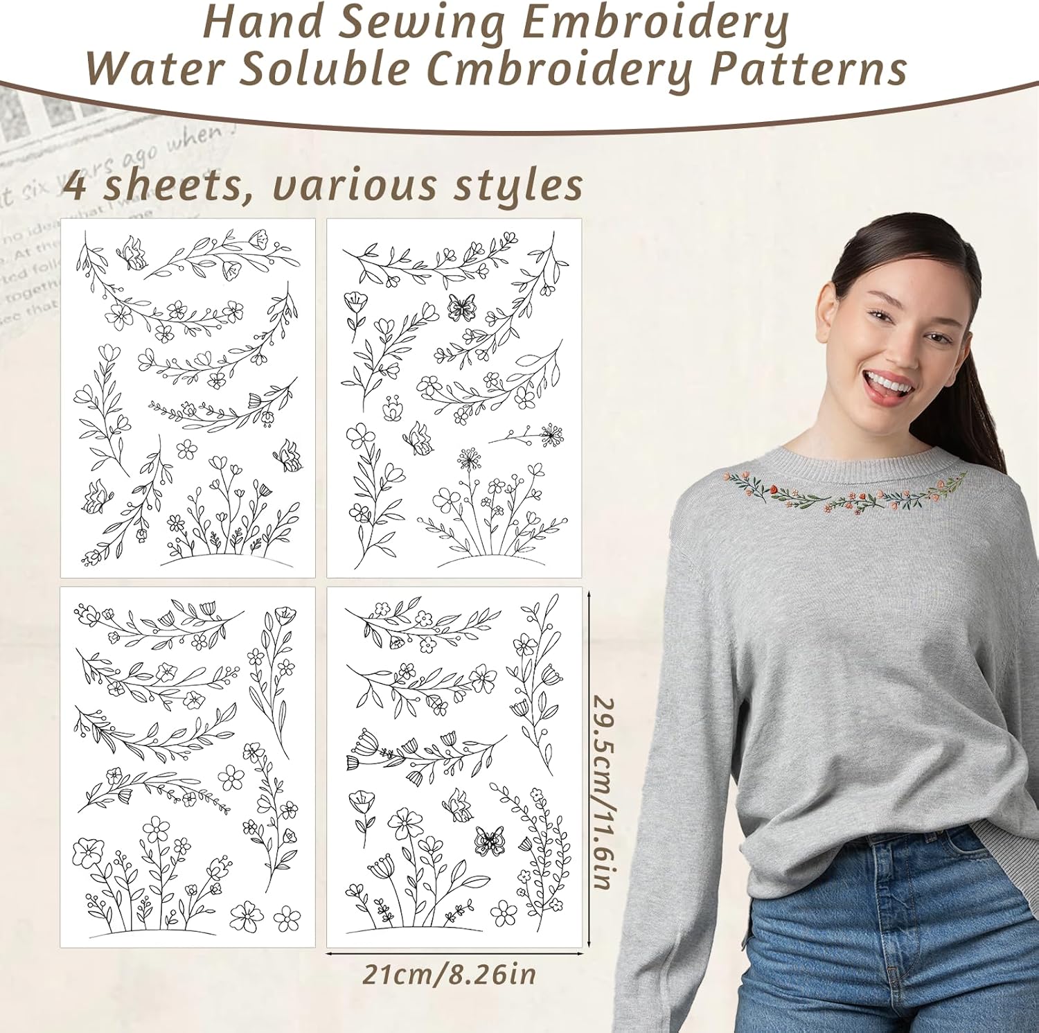 Stick & Stitch Water Soluble E - огляд і ціна Embroidery Lovers