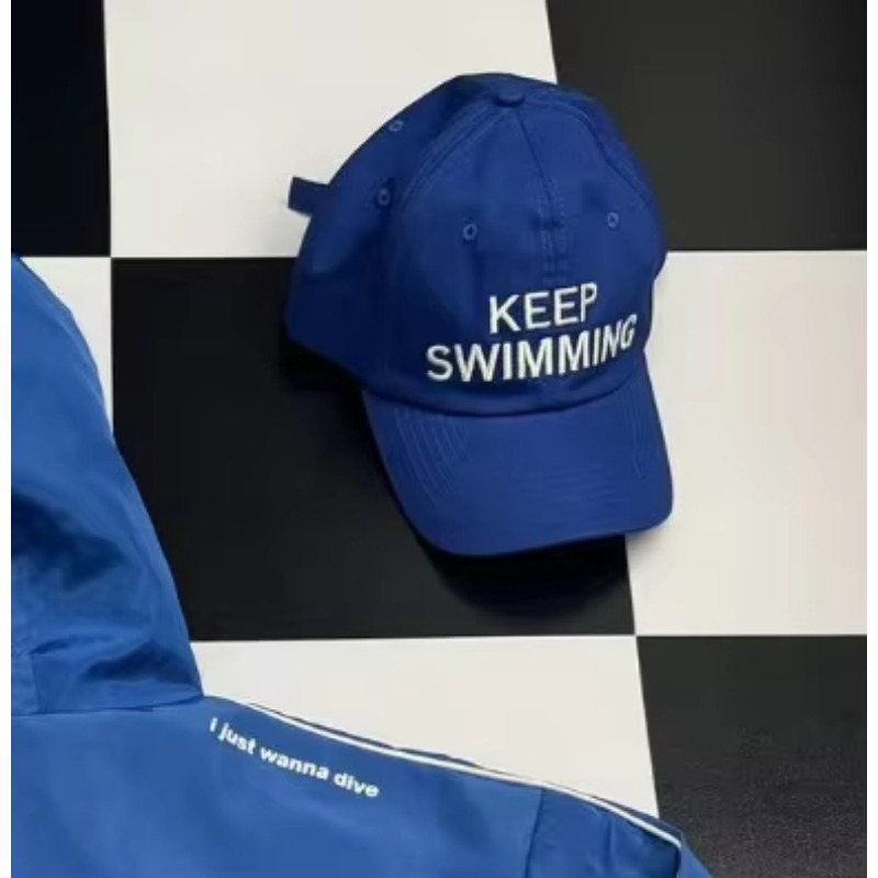 2026 Trendy keep Swimming New  - огляд і ціна Embroidery Letter