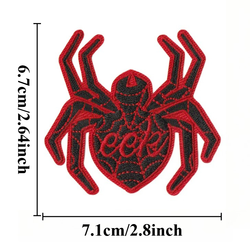 Cartoon Children Black Red Spi - огляд і ціна Embroidery On Black Shirt