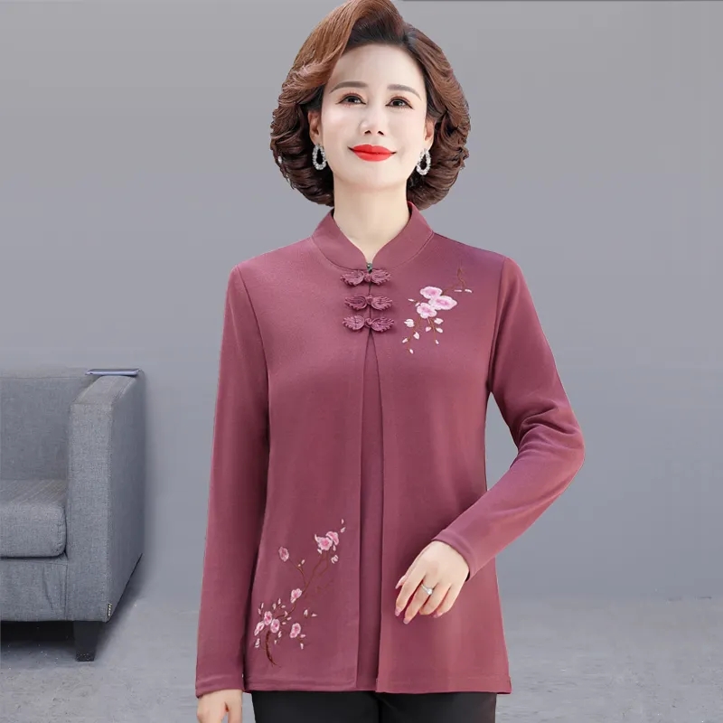 Middle-Aged Women Embroidery C - огляд і ціна Embroidery Cardigan