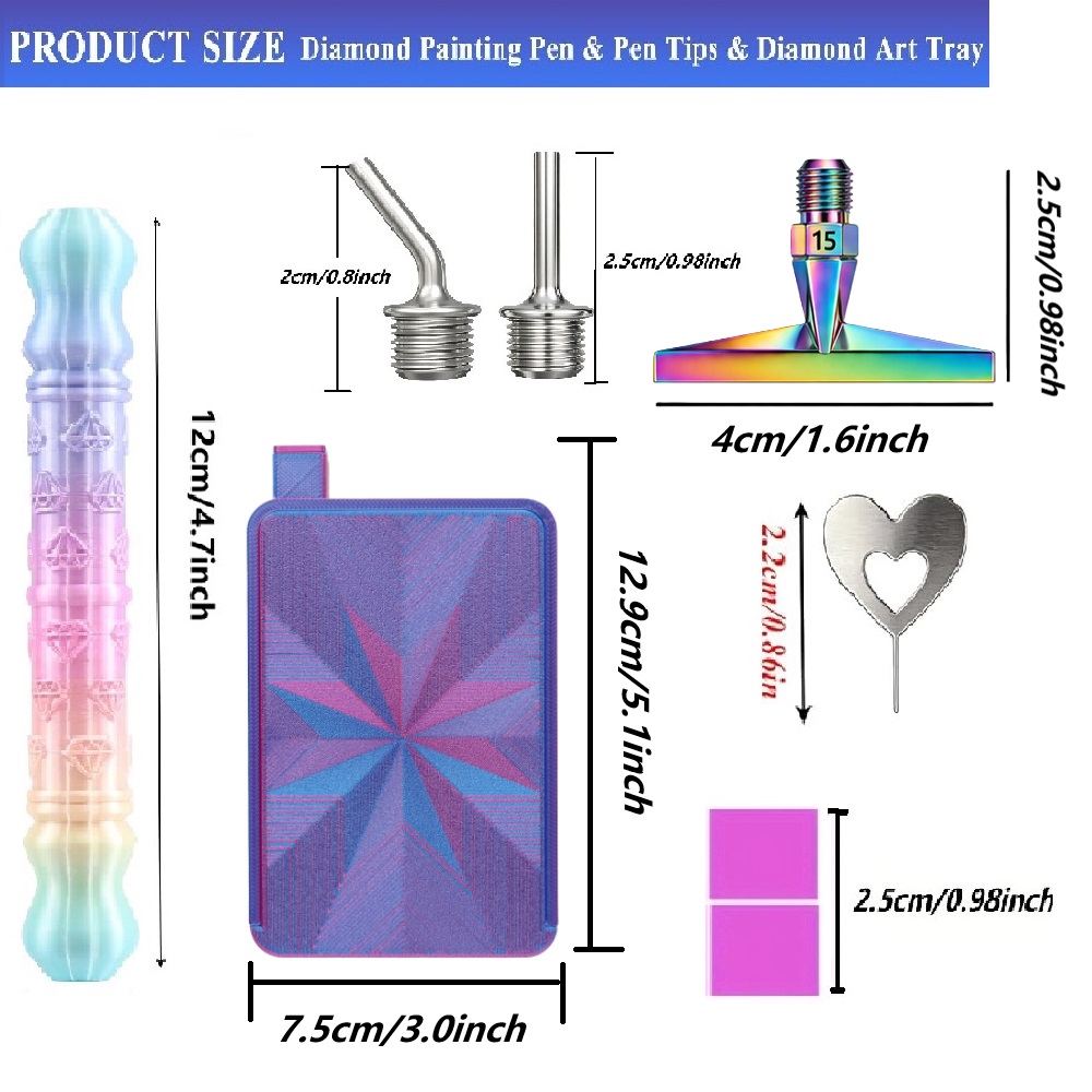 3D Diamond Pattern Dotting Pen - огляд і ціна Embroidery Kit Starter