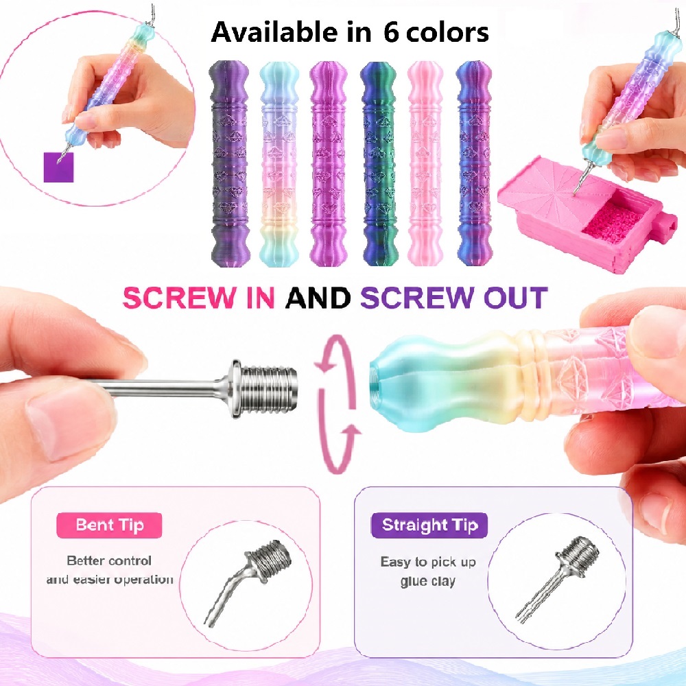 3D Diamond Pattern Dotting Pen - огляд і ціна Embroidery Kit Starter