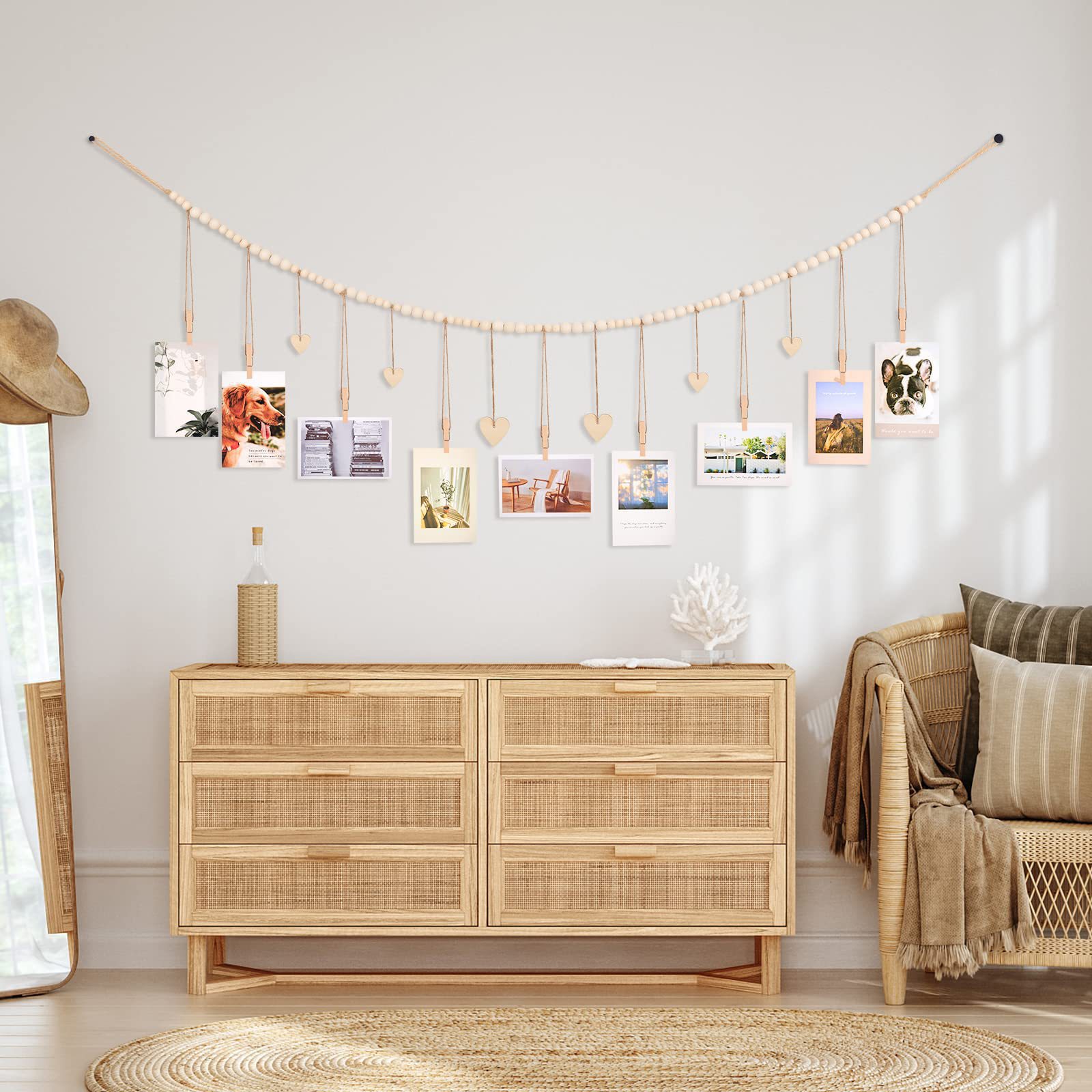 Hanging Photo Display Wall Dec - огляд і ціна Frame Display Wood