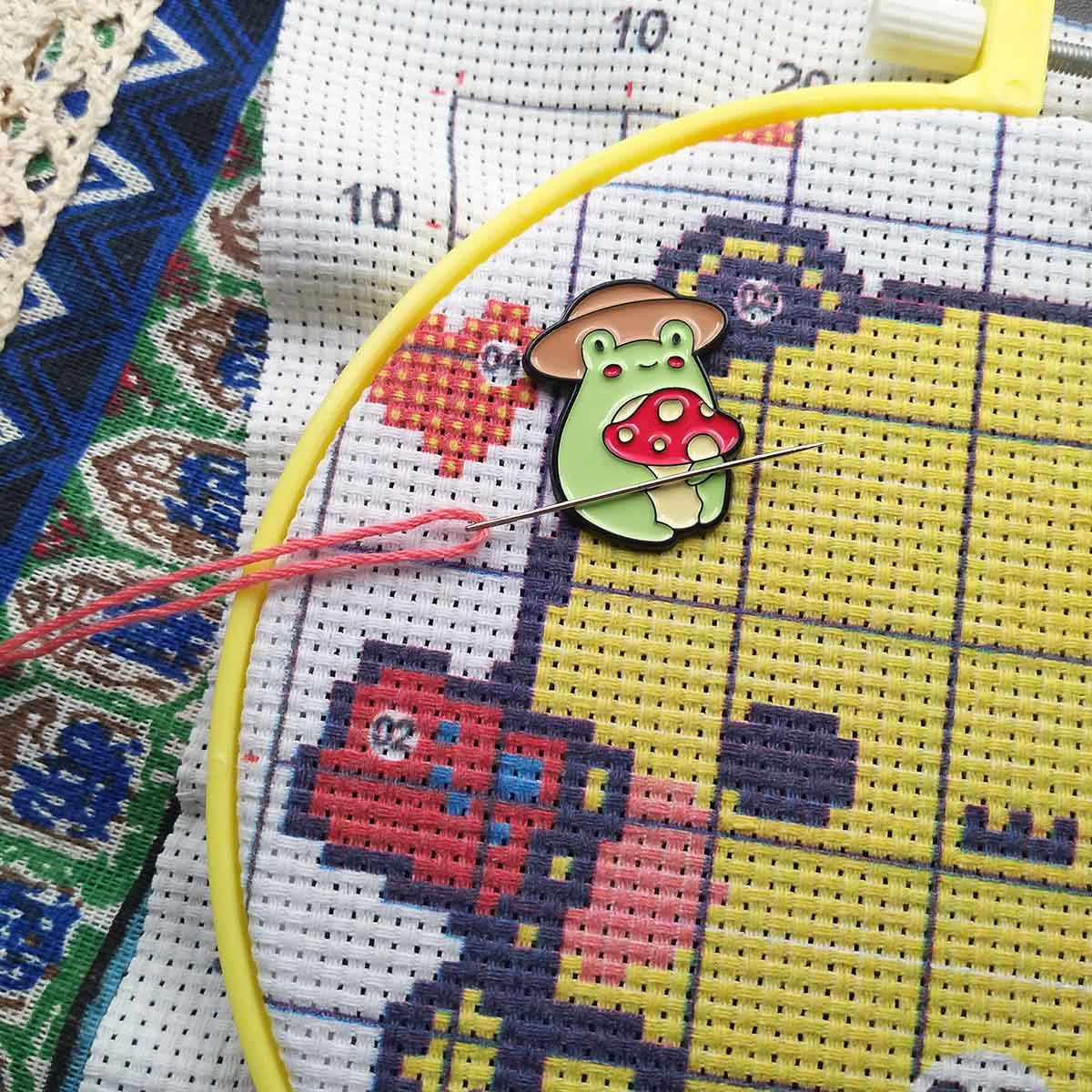 Frog Needle Minder for Embroid - огляд і ціна Needle Minder Magnet