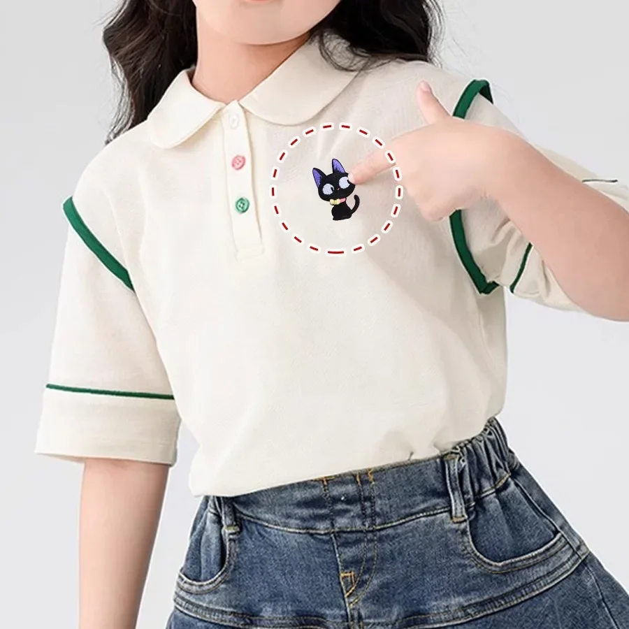 Cute Cartoon Self-adhesive Big - огляд і ціна Embroidery On Black Shirt