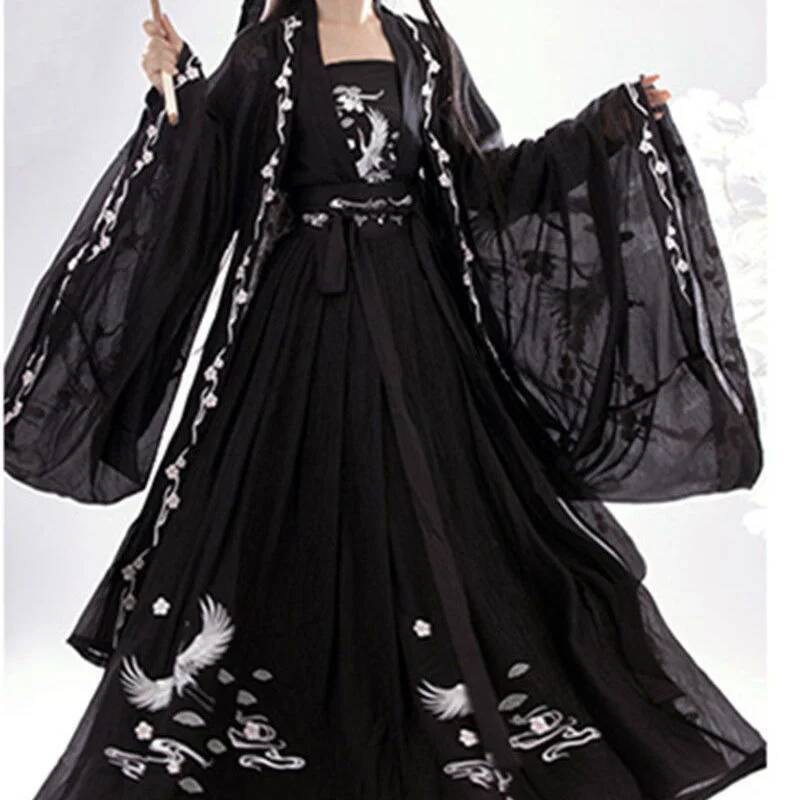 Chinese Ancient Hanfu Women's  - огляд і ціна Embroidery Shirt