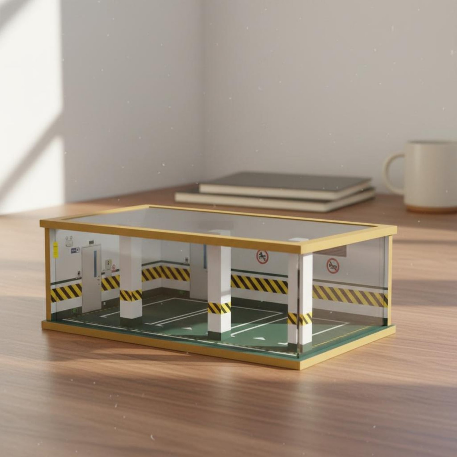 1:24 Scale Parking Garage Wood - огляд і ціна Frame Display Wood