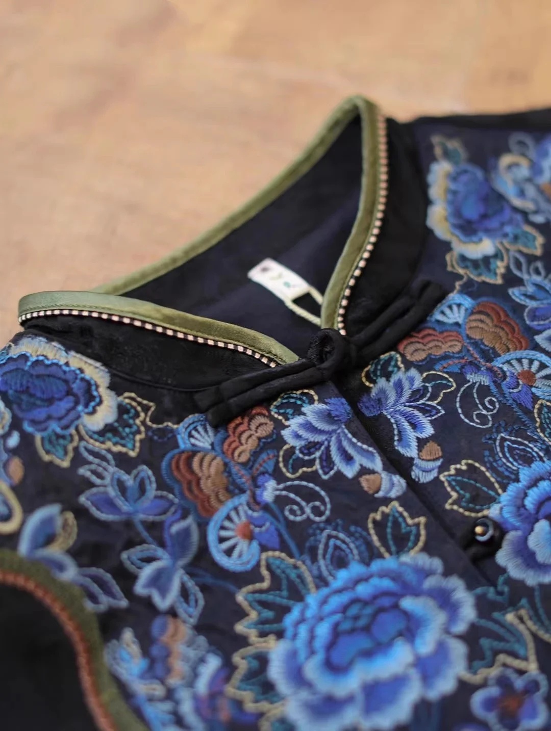 Luxury spring blouse for women - огляд і ціна Embroidery On Black Shirt