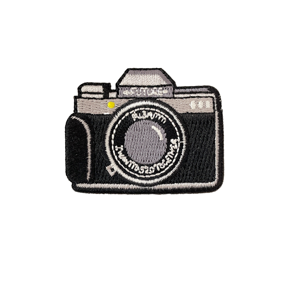 1 Piece Black Camera Embroider - огляд і ціна Embroidery Fonts