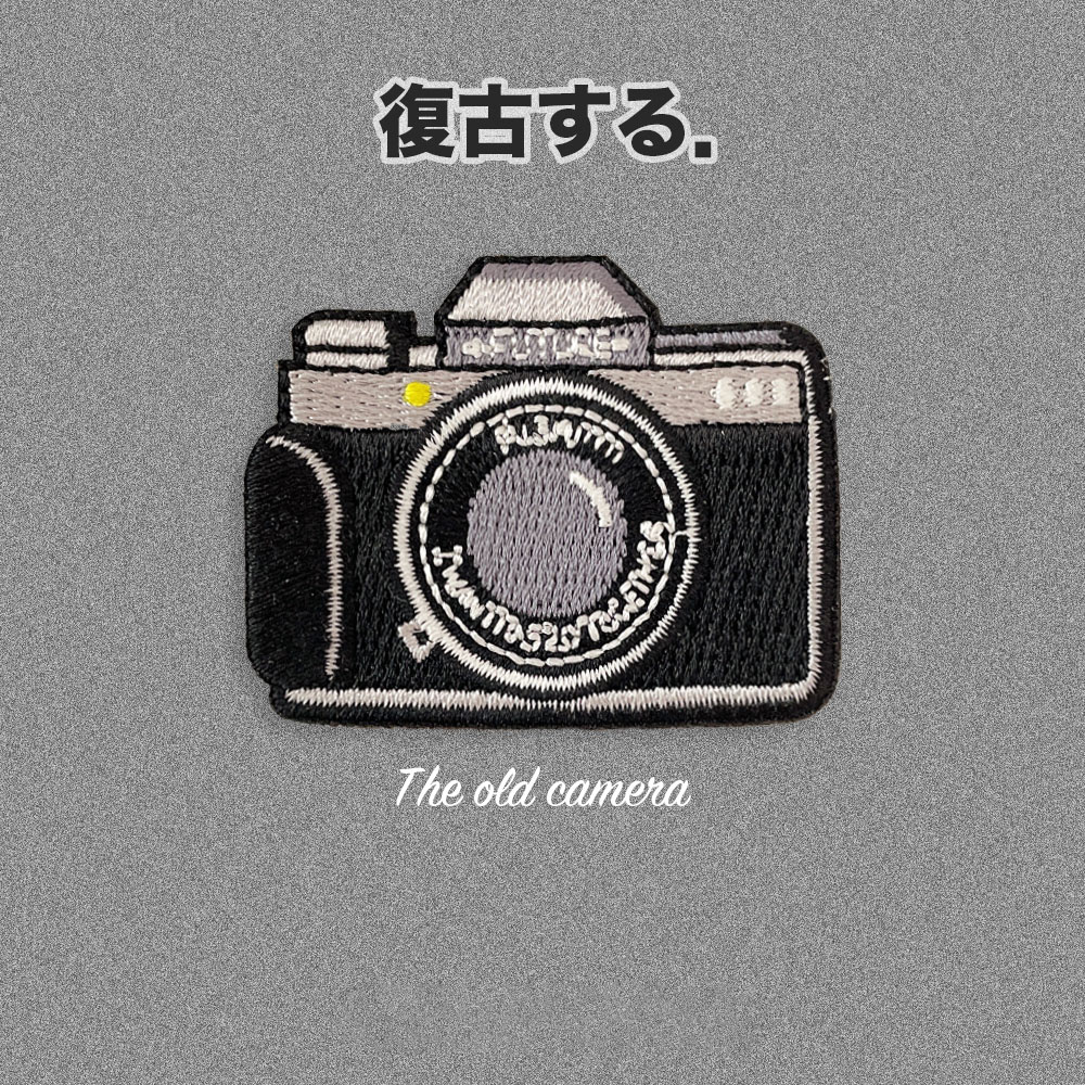 1 Piece Black Camera Embroider - огляд і ціна Embroidery Fonts