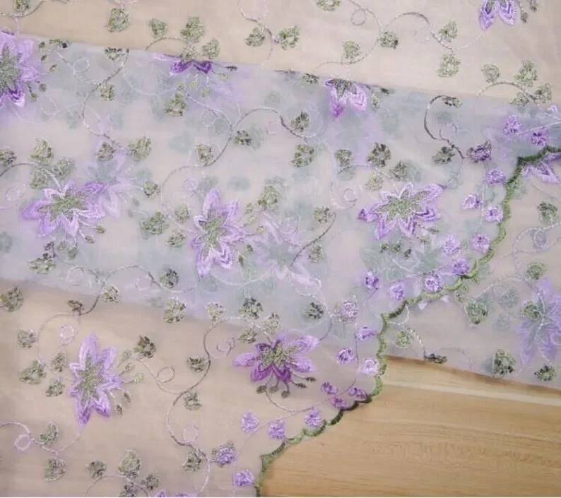 Exquisite flower embroidery La - огляд і ціна Embroidery Veil