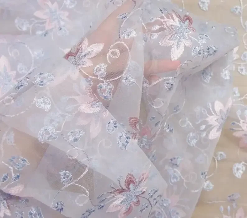 Exquisite flower embroidery La - огляд і ціна Embroidery Veil