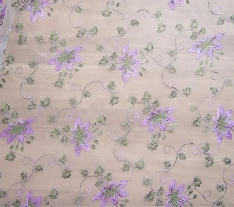Exquisite flower embroidery La - огляд і ціна Embroidery Veil