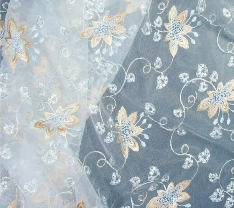 Exquisite flower embroidery La - огляд і ціна Embroidery Veil