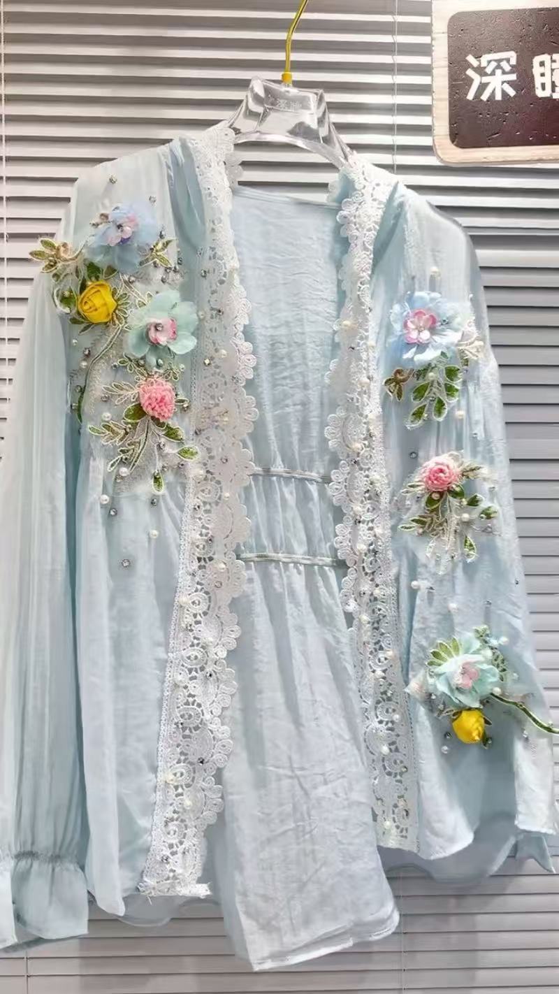 New In Breathable Hooded Sunsc - огляд і ціна Embroidery Cardigan