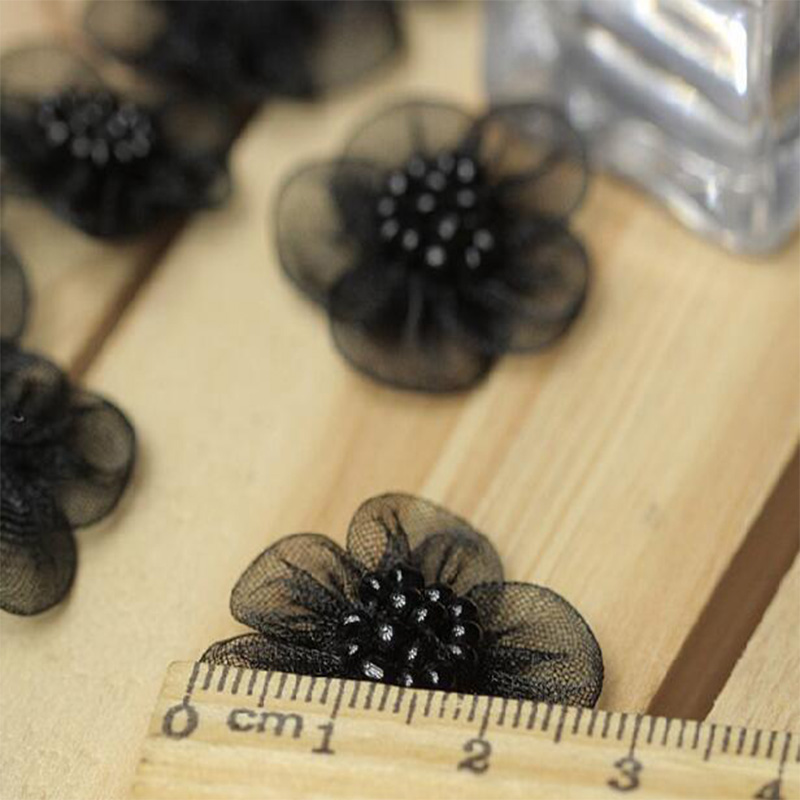 3pcs HOT 3D Black Flower Embro - огляд і ціна Embroidery On Black Shirt