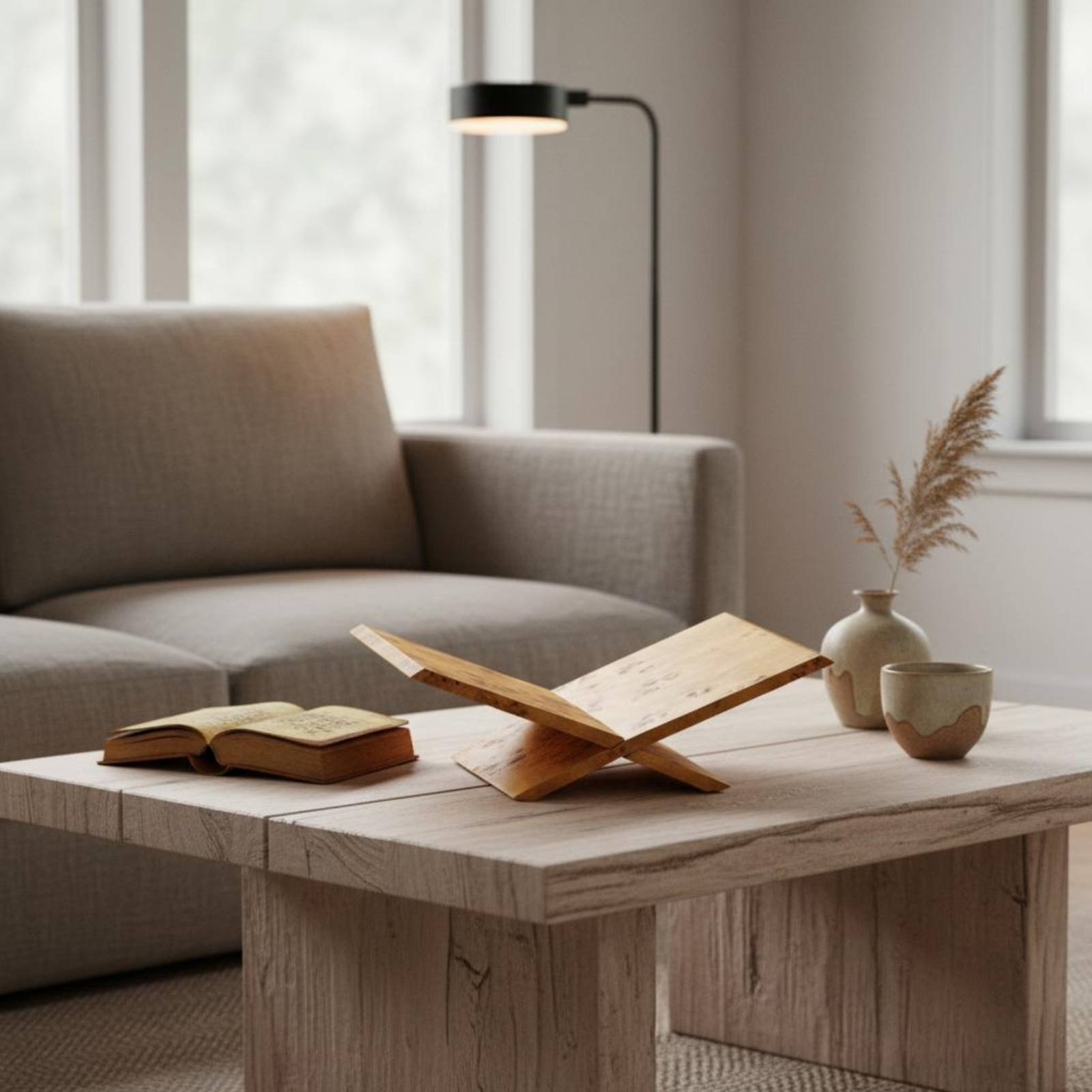Cross Book Stand Wabi-Sabi Des - огляд і ціна Frame Display Wood
