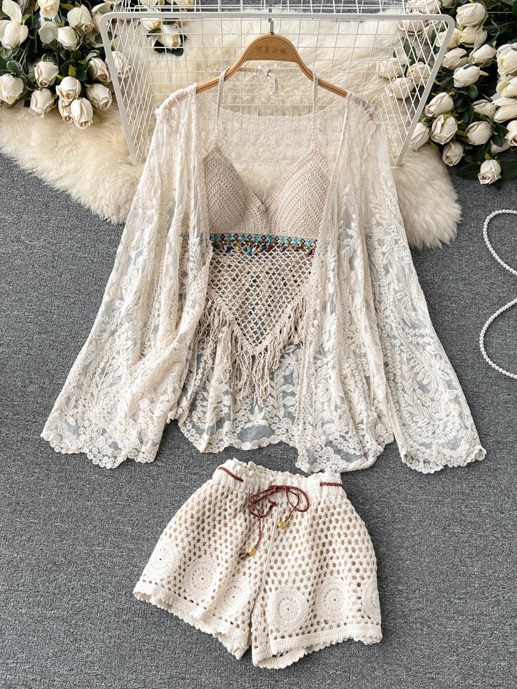 Summer New Holiday Suit Women' - огляд і ціна Embroidery Cardigan