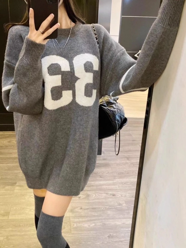 Y2K Vintage Knitted Sweater Wo - огляд і ціна Embroidery Origin