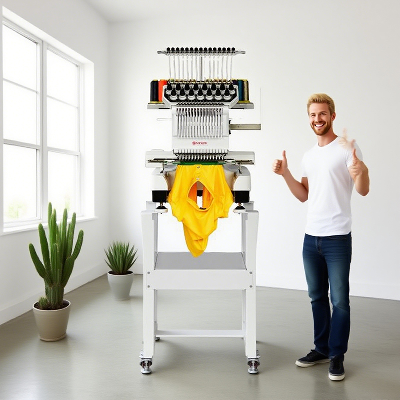 MYSEW MFS 1500 Automatic Compu - огляд і ціна Embroidery Machine Computerized