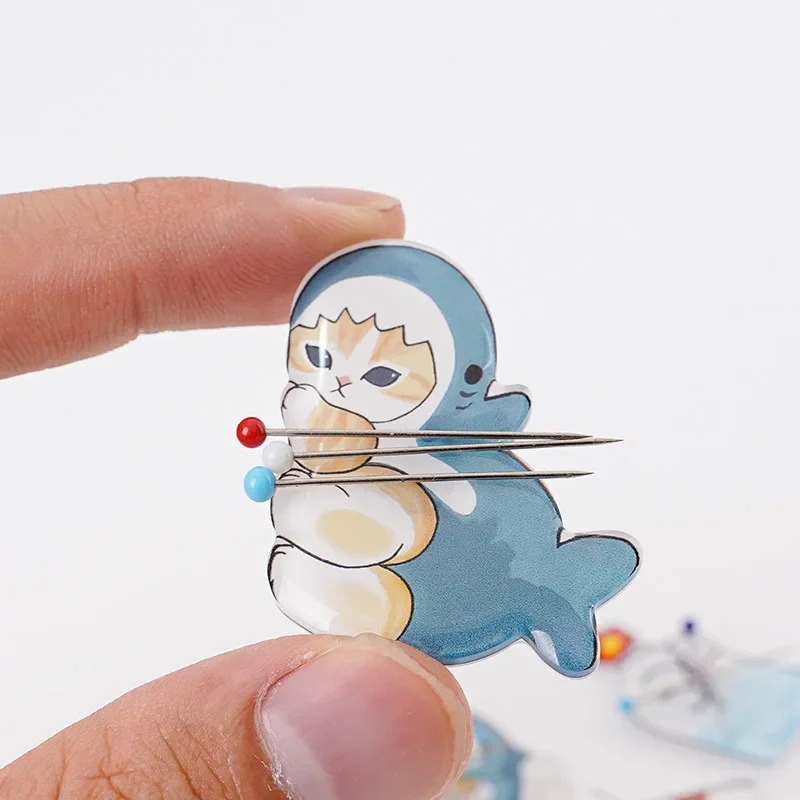 Cute cat acrylic needle, 1 pie - огляд і ціна Needle Minder Magnet