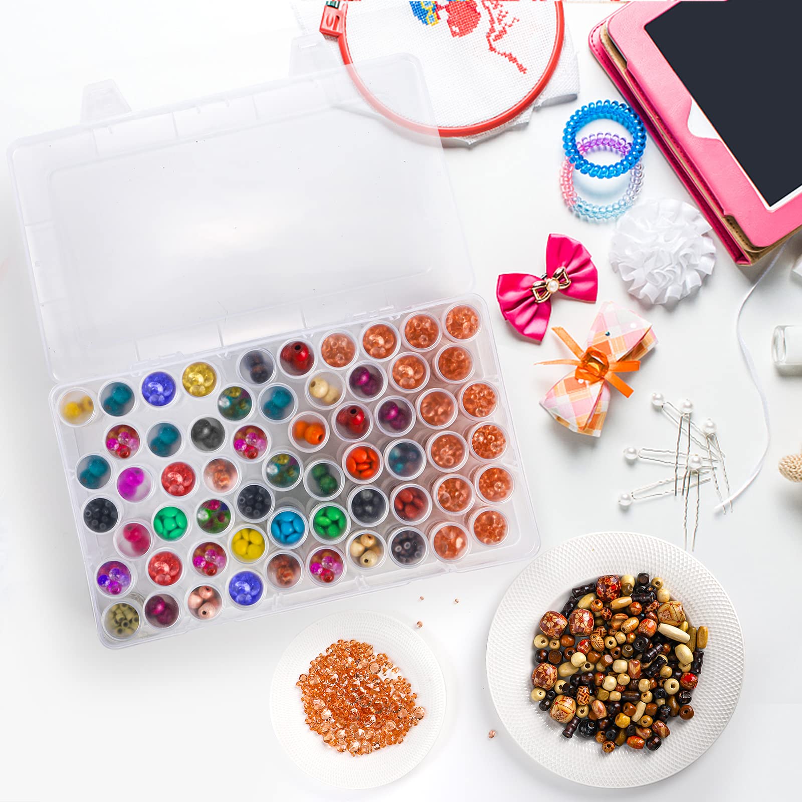 1pc 24/30//38/60 Slots Plastic - огляд і ціна Embroidery Kit Starter