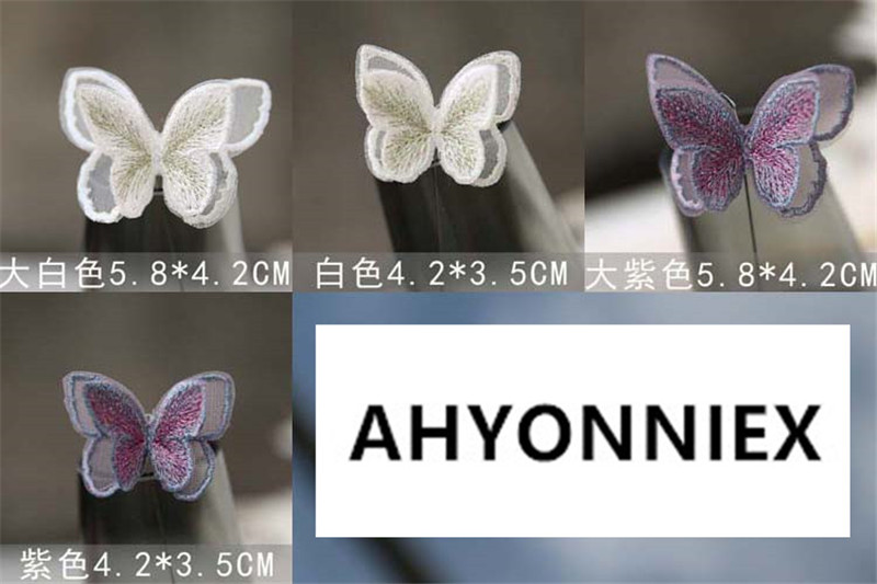 AHYONNIEX 10pcs Double Layers  - огляд і ціна Embroidery Veil