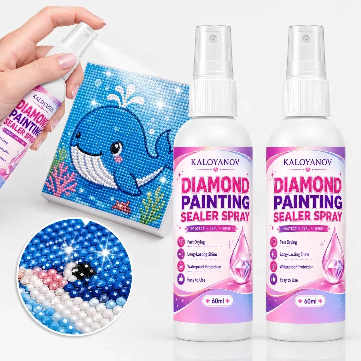 5D Diamond Painting Sealer Spr - огляд і ціна Embroidery Kit Starter