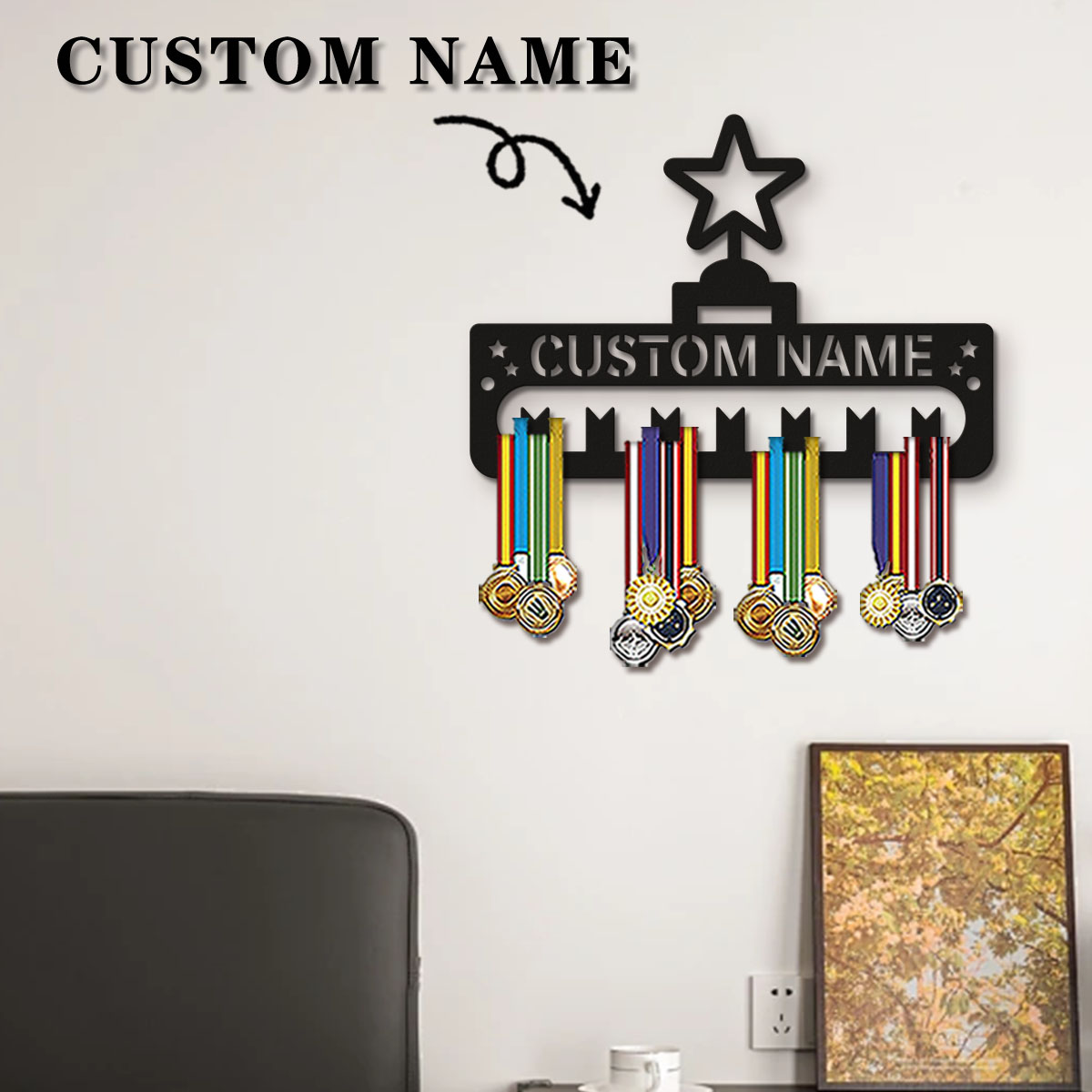 1pc Custom Modern Style Cartoo - огляд і ціна Frame Display Wood