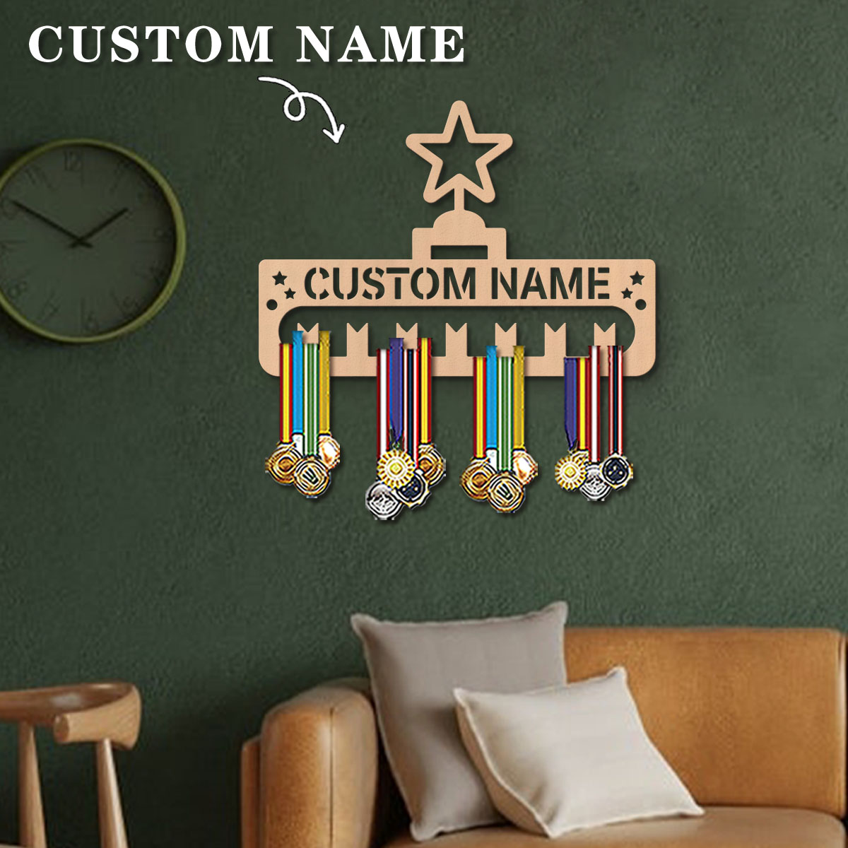 1pc Custom Modern Style Cartoo - огляд і ціна Frame Display Wood