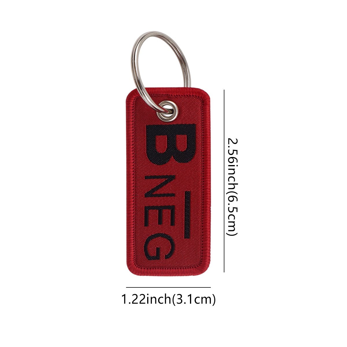 Blood Type Embroidery Key Fobs - огляд і ціна Embroidery Fonts