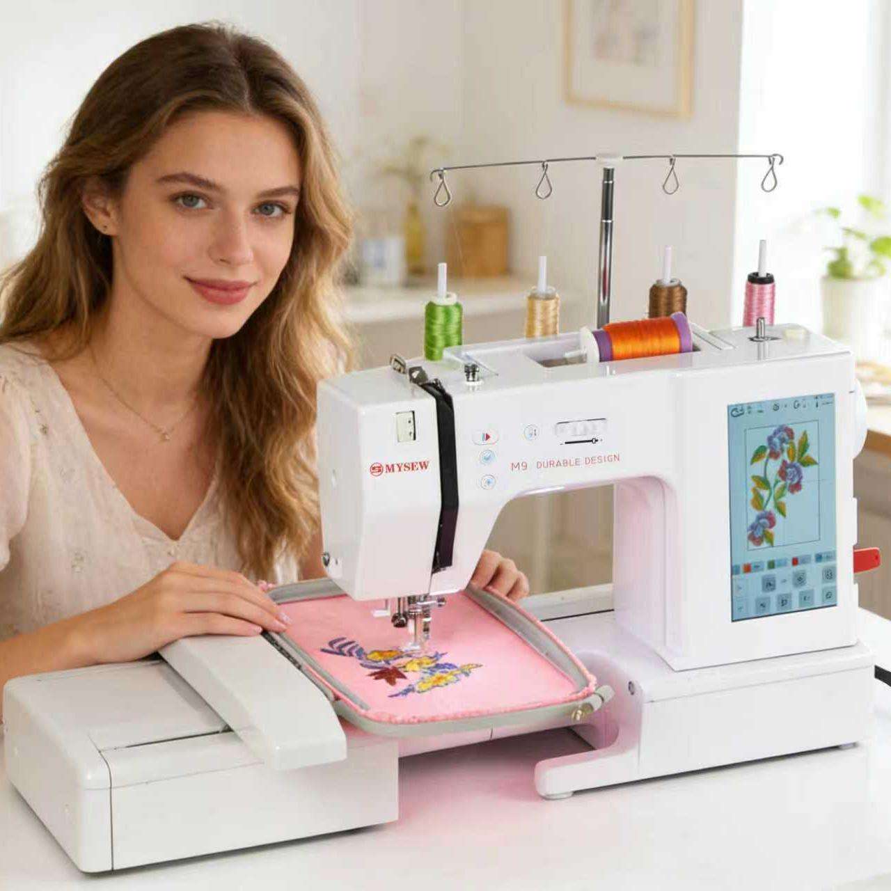MYSEW M9 Customizable High-Spe - огляд і ціна Embroidery Machine Computerized