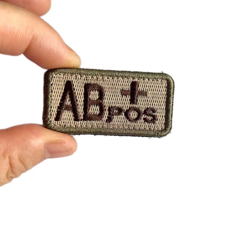 4PCS/A B AB O POS-NEG Blood Ty - огляд і ціна Embroidery Fonts