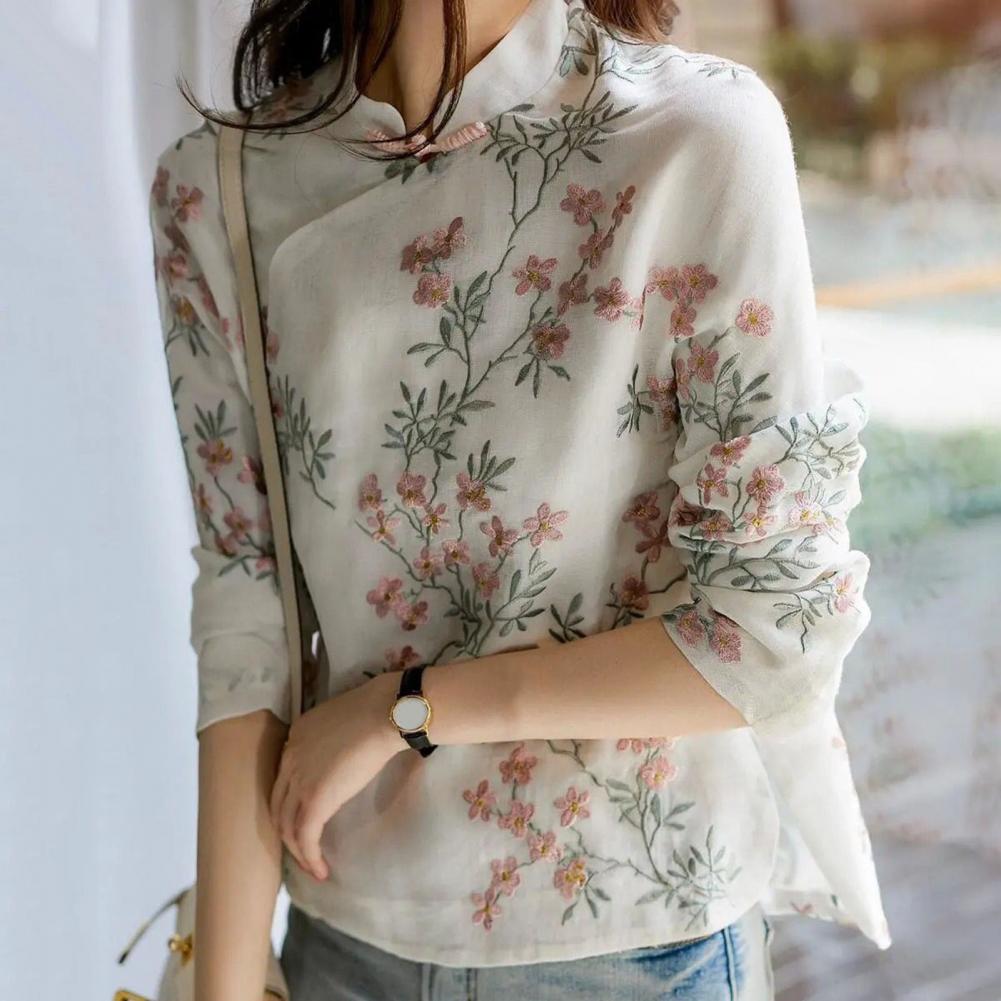 Women Shirt Chinese Style Embr - огляд і ціна Embroidery Cardigan