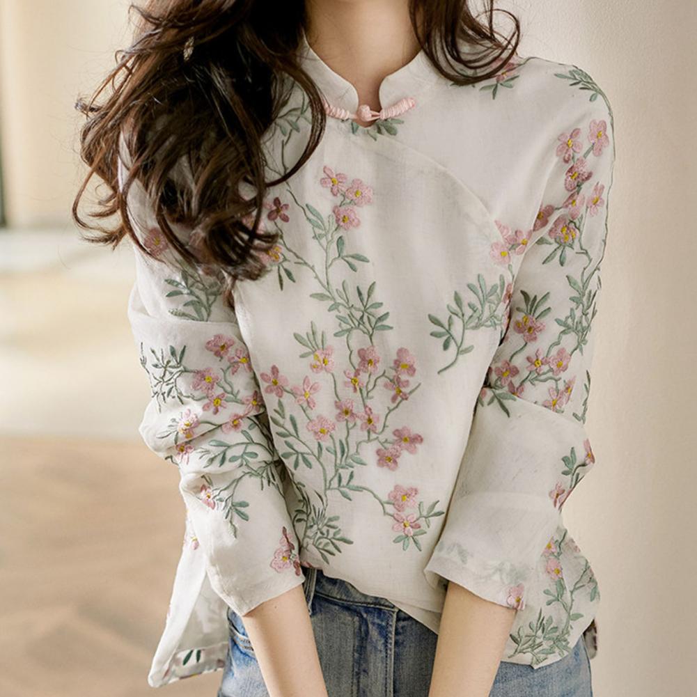 Women Shirt Chinese Style Embr - огляд і ціна Embroidery Cardigan