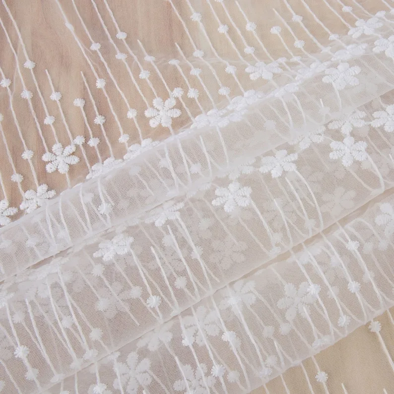 1 yard flower embroidery Lace  - огляд і ціна Embroidery Veil